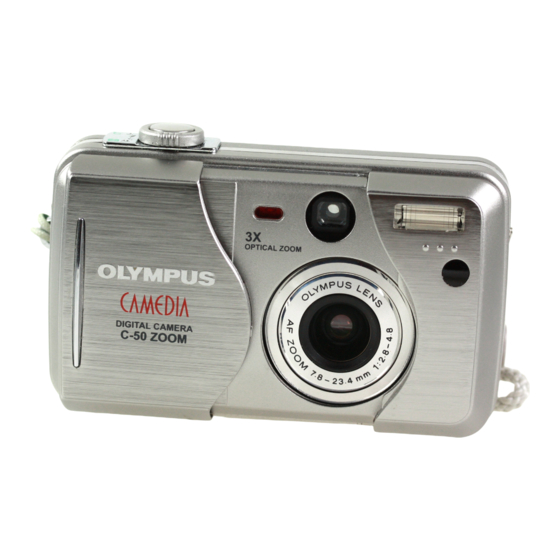 Olympus C-50 - Camedia 5MP Digital Camera Manuals