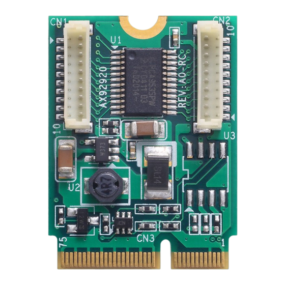 AXIOMTEK AX92920 Quick Installation Manual