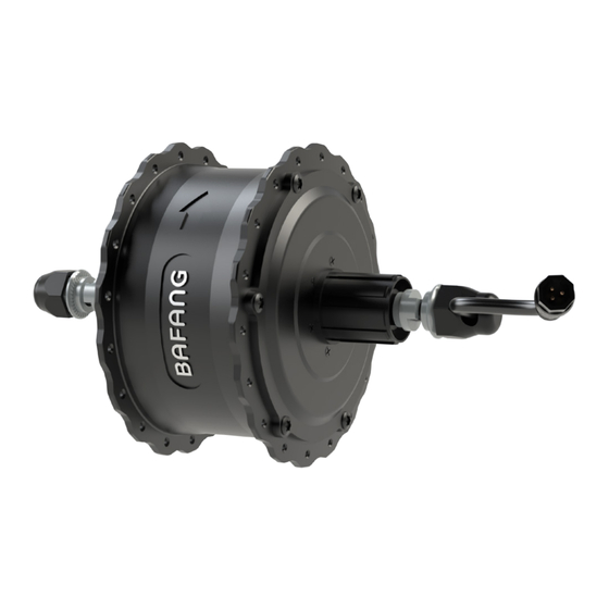 BAFANG H500F Dealer's Manual