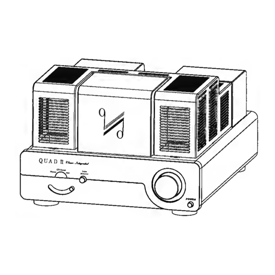 Quad Electroacoustics QUAD II Classic Integrated Owner's Manual