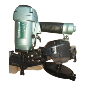 User Manuals: Hitachi Koki NV 65AD3 Nail Gun