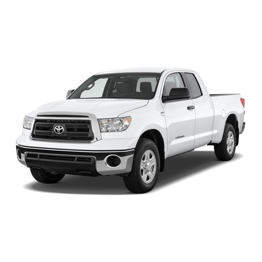 Toyota TUNDRA 2011 Manual