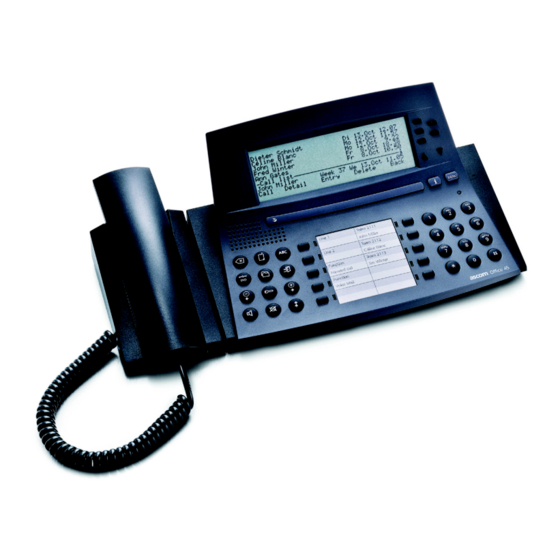 ASCOM OFFICE 45 Operating Instructions Manual