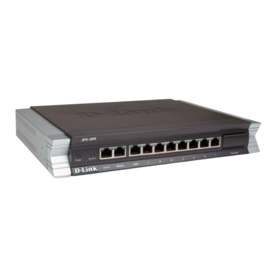D-Link NetDefend DFL-210 Cli Reference Manual