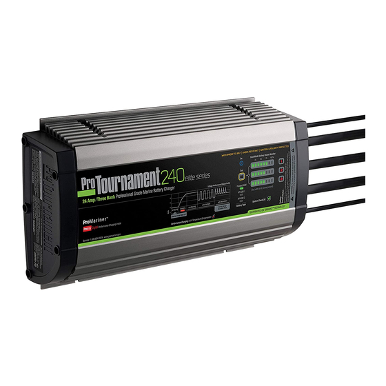 ProMariner ProTournament 240 elite Dual Owner's Manual And Installation Manual
