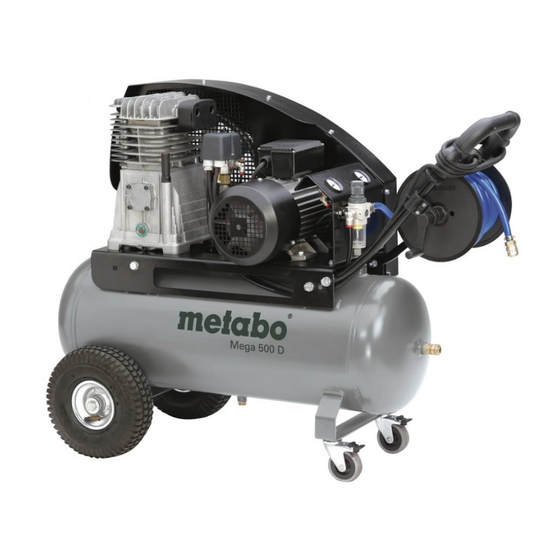 Metabo Mega 500 D Manuals