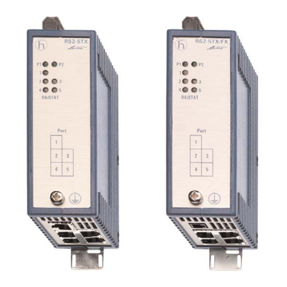 Hirschmann RS2-5TX/FX Description And Operating Instructions