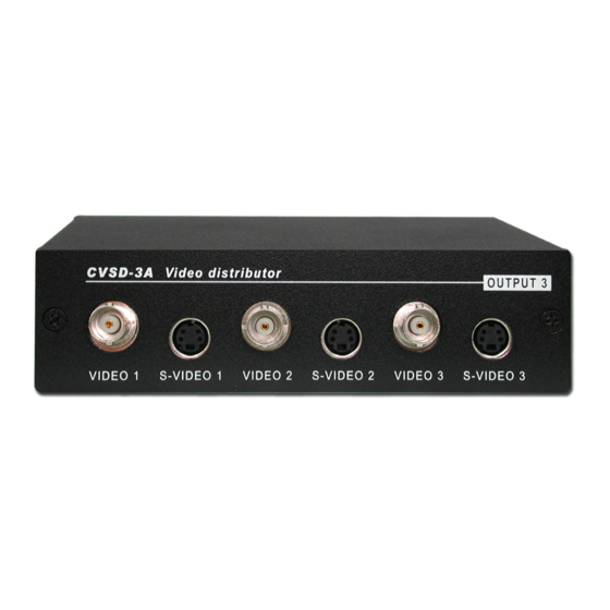 Cypress CVSD-3A Operation Manual