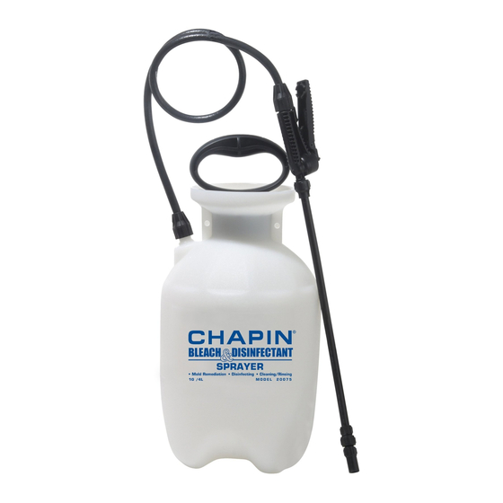 Chapin 20075 Quick Start Manual