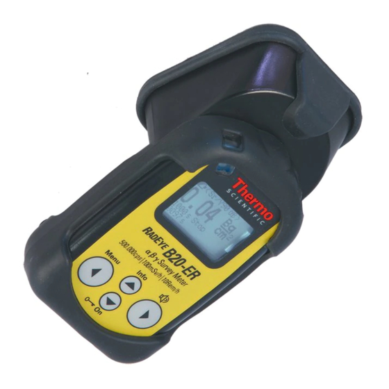 Thermo Scientific RadEye B20 Short Manual
