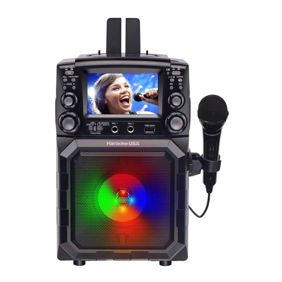 Karaoke USA GQ450 User Manual