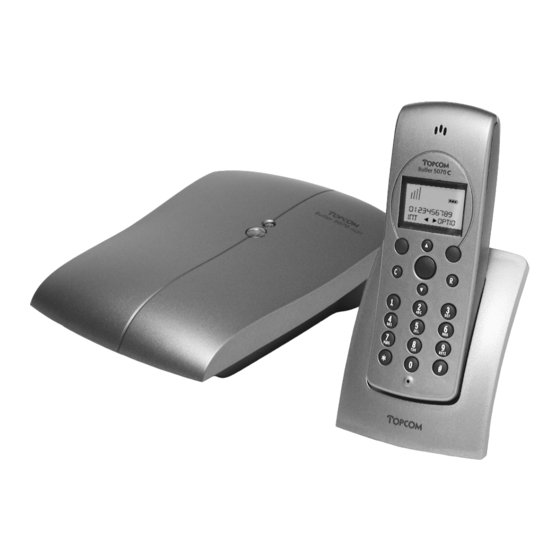Topcom BUTLER 5070 User Manual