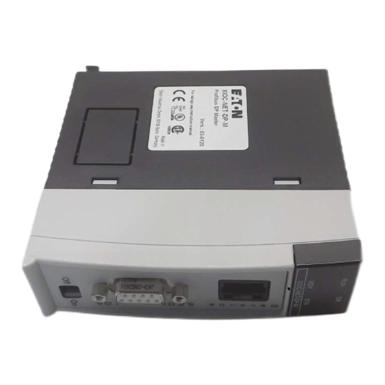 Eaton XIOC-NET-DP-M Instruction Leaflet