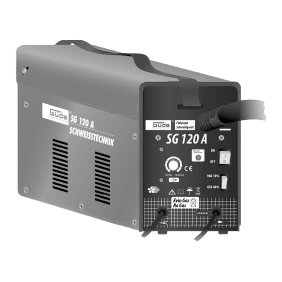 GÜDE SG 120 A Manuals