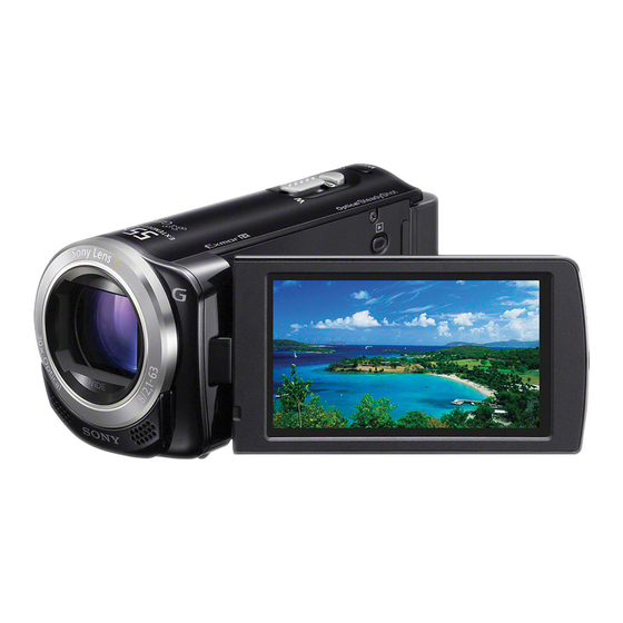 Sony HDR-CX260V/B Manuals