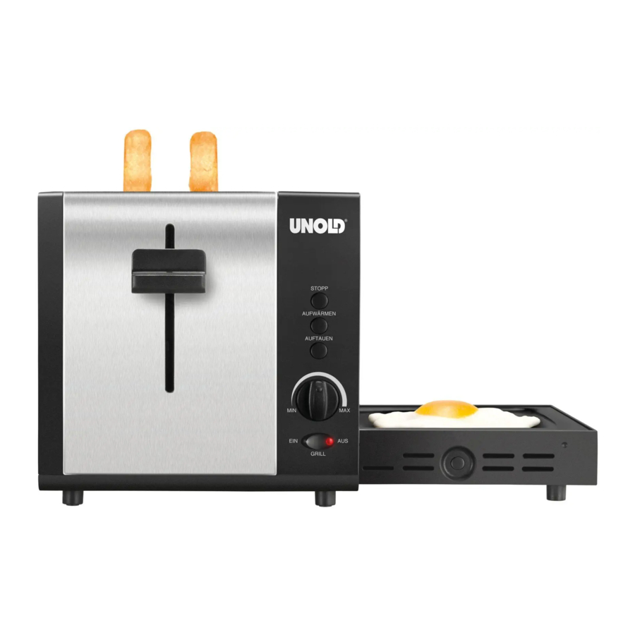 Unold 38905 Instructions For Use Manual