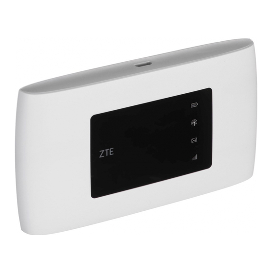 Zte MF920U Quick Start Manual
