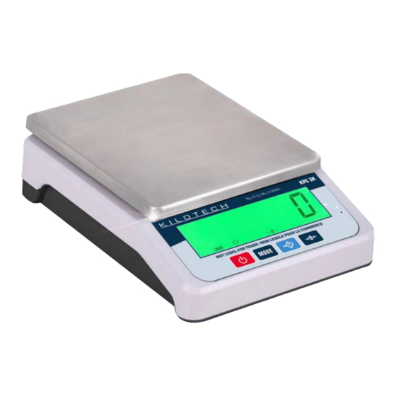 Kilotech KPC 3K Portion Control Scale Manuals