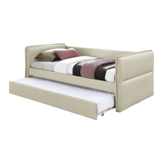 Bob's Discount Furniture KD Storage Trundle w/ Bottom and Center Panel Assembly Instructions