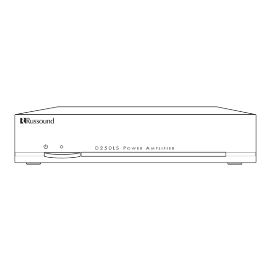 Russound D250LS Installation Manual