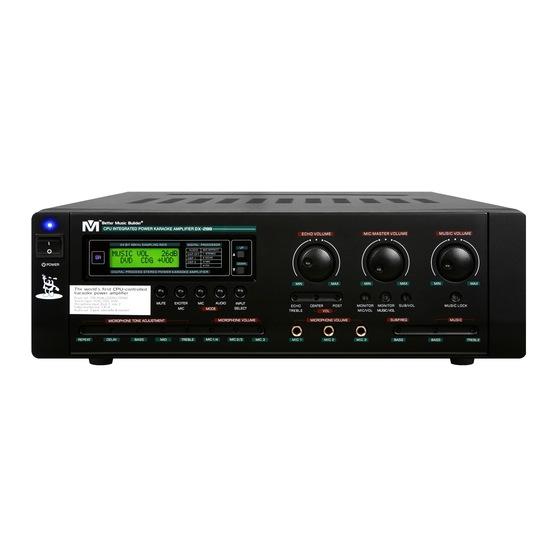 Better Music Builder DX-288 Owner's Manual