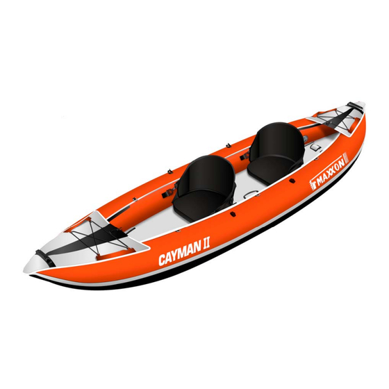 Maxxon Cayman II Kayak Owner's Manual