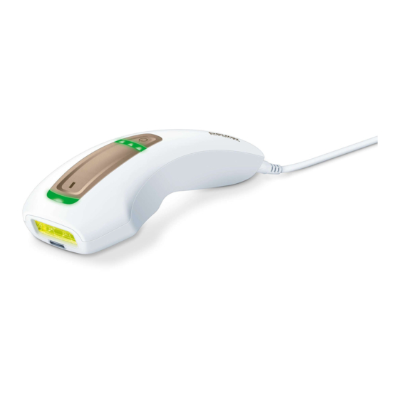 Beurer IPL PureSkin Pro 5500 Instruction Manual