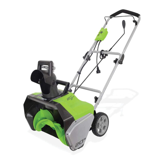 GreenWorks 2606502 Operator's Manual