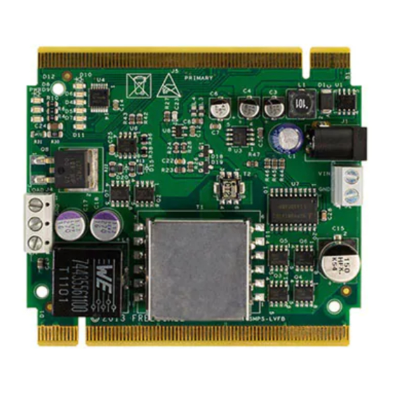 Freescale Semiconductor kinetis TWR-SMPS-LVFB Quick Start Manual