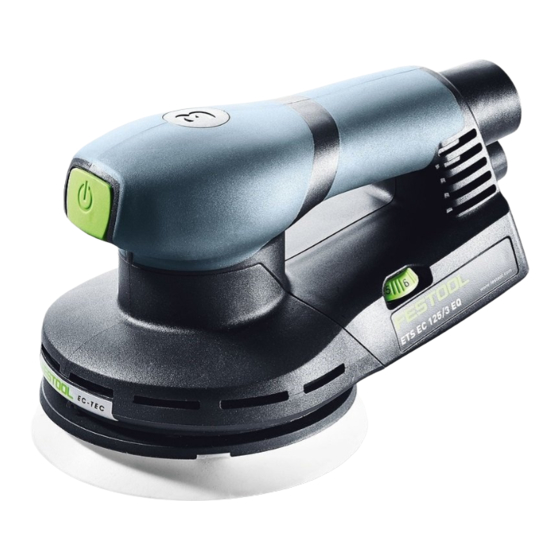 Festool ETS EC 125/3 EQ Original Instructions Manual