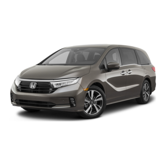 Honda Odyssey 2021 Manuals