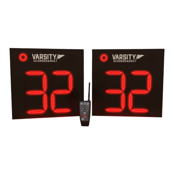 VARSITY Scoreboards 2210SA Installation Manual