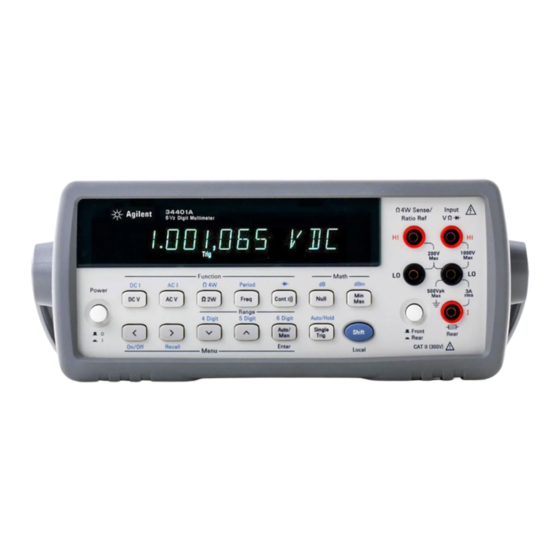 Keysight Technologies 34401A Service Manual