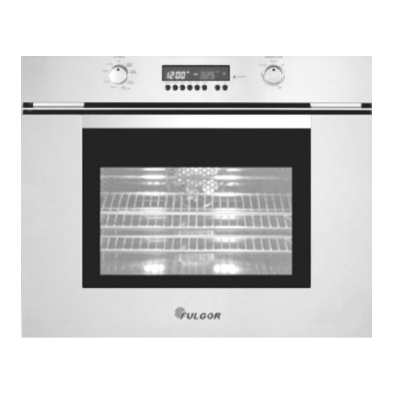 FULGOR SOVB 200 series Use & Care Manual