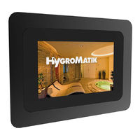 HygroMatik Spa Touch Control Manual