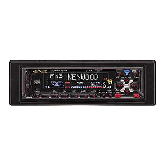 Kenwood KDC-7080R/RV Manuals