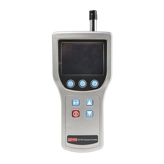 RS PRO RS-5110 Instruction Manual