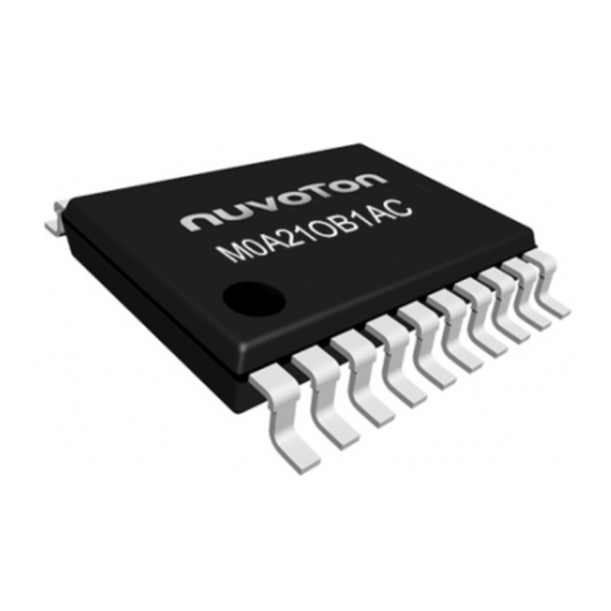 Nuvoton NuMicro M0A21 Series Technical Reference Manual