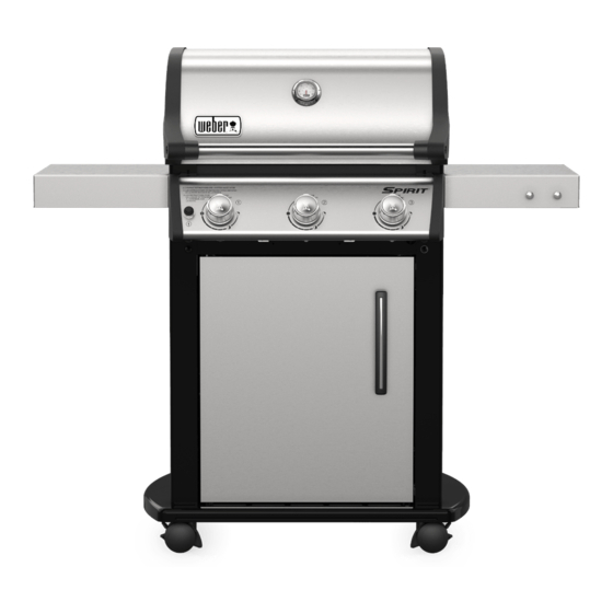 Weber SPIRIT S-315 Owner's Manual
