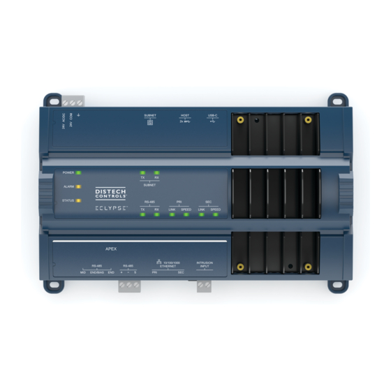 ECLYPSE APEX Installation Manual