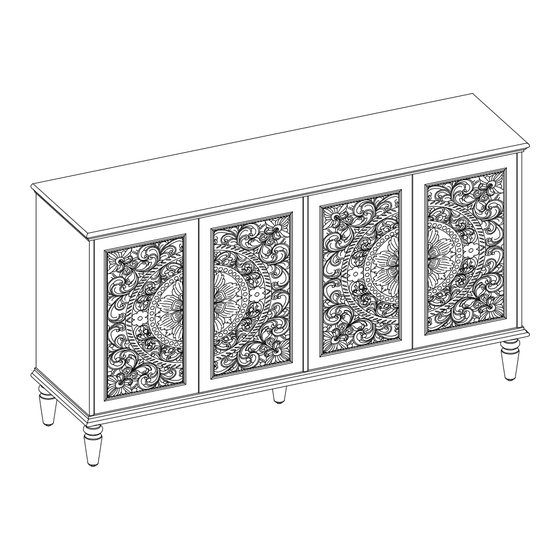 HULALA HOME SP-14KSBLS0845 Assembly Instructions Manual