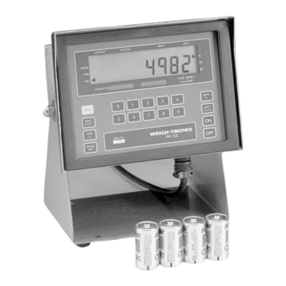 Avery Weigh-Tronix WI-152 Service Manual
