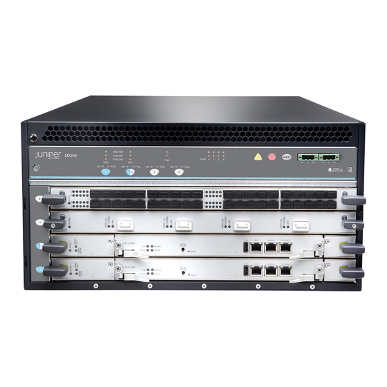 Juniper MX240 Quick Start Manual