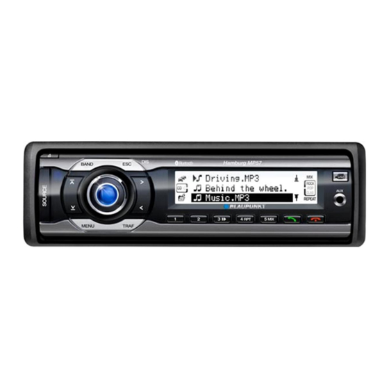 Blaupunkt Hamburg MP57 Operating And Installation Instructions