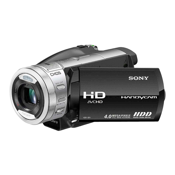 Sony HDR-SR1 Service Manual