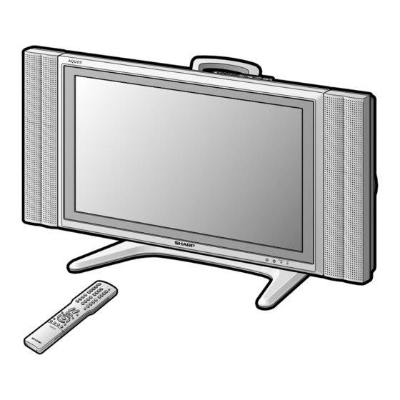 Sharp Aquos LC G5C32U Operation Manual