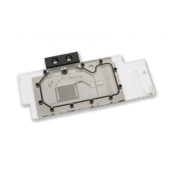 ekwb EK-FC770 GTX GW Installation And Mounting Manuals