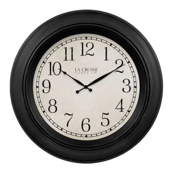 LA CROSSE CLOCK Rhodes 404-3846A Quick Start Manual