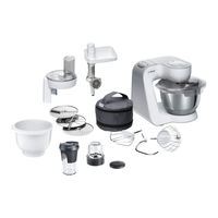 Bosch MUM58250 Instruction Manual