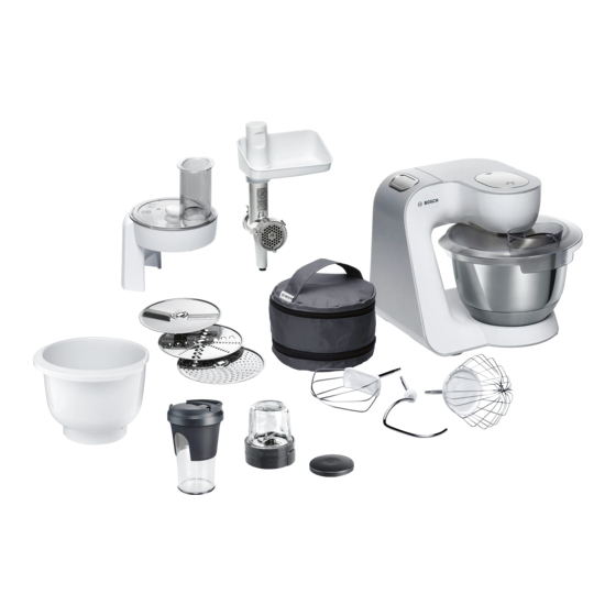 Bosch MUM58250 Instruction Manual